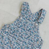 【FirstCloset×mioさん】サロペット ブルー×80cm