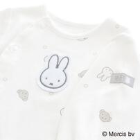 miffy ミッフィー フィットオール モノトーン 総柄 (ホワイト&times;50-60cm) ベビーザらス限定