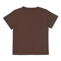 BUDDYLEE 半袖Ｔシャツ デニムニットロゴ ブラウン&times;80cm