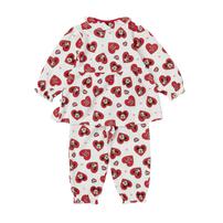 ディズニー 前開き長袖パジャマ フェミニン ミニー レッド&times;95cm ベビーザらス限定