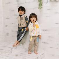 monpoke モンポケ ベスト ボア ピカチュウ ナチュラル×110cm