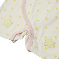 星のカービィ 半袖プレオール 前開き 天竺 ピンク&times;80cm ベビーザらス限定