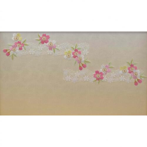 【雛人形】ケース飾り 親王飾り「桜刺繍クリーム パノラマアクリル」 (322819)ひな人形 おしゃれ トイザらス・ベビーザらス限定【メーカー直送】