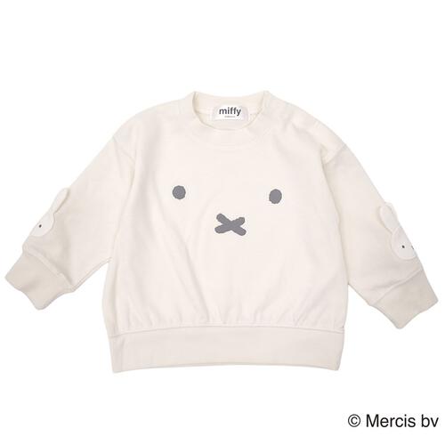 ミッフィーソデアップリケトレーナー ナチュラル×90cm ベビーザらス限定