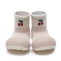 アティパス レトロムード ベビーソックスシューズ 12.5cm ピンク