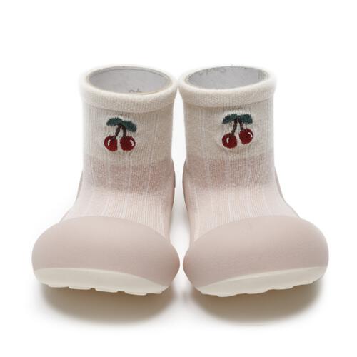 アティパス レトロムード ベビーソックスシューズ 12.5cm ピンク