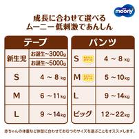 moony ムーニーマン低刺激であんしん パンツBig32枚（12～22kg）【ユニ・チャーム パンツタイプ おむつ】【お一人様4点限り】