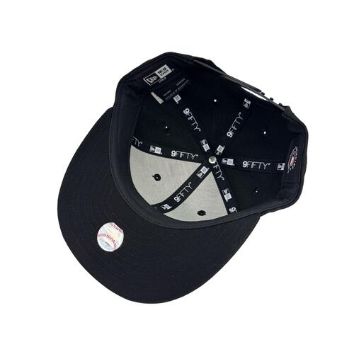 New Era ニューヨークヤンキース NY キャップ CHILD 9FIFTY チャイルド ナインフィフティー 帽子 49-53cm(ブラック×ホワイト)