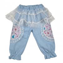 【Sophitica × tsumashi1118さん】Disney アナと雪の女王 裏毛チュールパンツ ブルー×100cm ベビーザらス限定