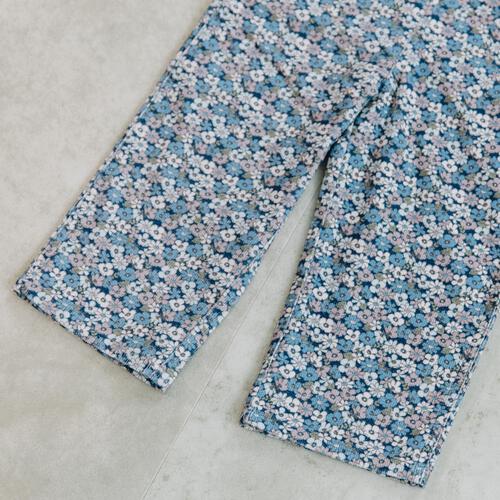 【FirstCloset×mioさん】サロペット ブルー×90cm