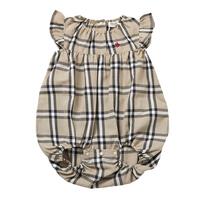 POLO BCS 袖フリル半袖ロンパース ベージュ&times;70cm ベビーザらス限定