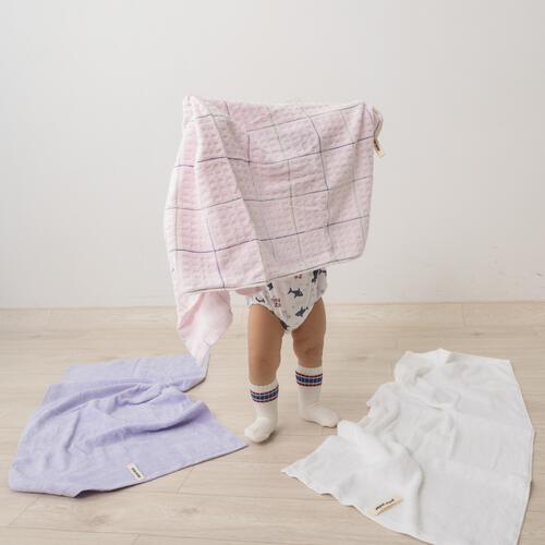 湯上りバスタオル 3枚組 ピンク&times;フリー ベビーザらス限定