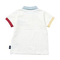 POLO BCS 配色半袖ポロシャツ オフホワイト&times;80cm ベビーザらス限定