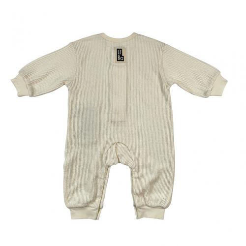 ローリーズファームベビー リブカバーオール(オフホワイト×70cm) ベビーザらス限定