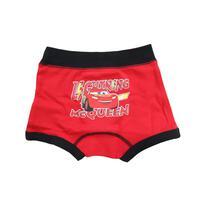 Disney ディズニー カーズ  3枚組ボクサーパンツ レッド&times;100cm