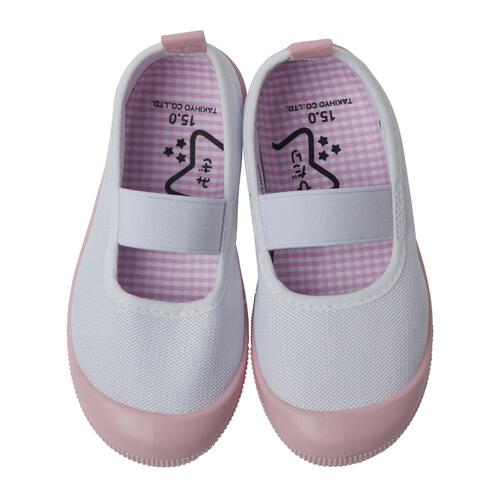 上履き メッシュ ピンク&times;17cm 