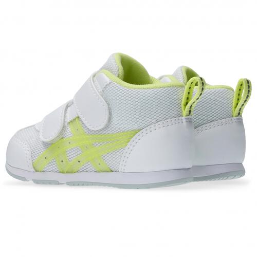 【オンライン限定週替わりセール】アシックス スクスク アイダホベビー たまひよ MID T ホワイト/イエロー×13.5cm