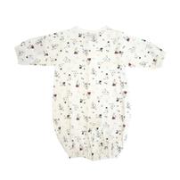 MOOMIN 新生児2WAYドレス 帽子付き 総柄 ムーミンファミリー（ホワイト×50-70cm） ベビーザらス限定