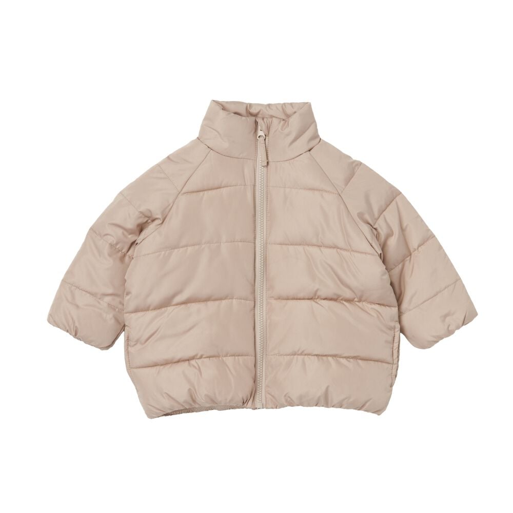 RAT-A-TATR ラッタッター 中綿 ジャケット ベージュ×95cm | マタニティ