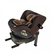 Joie ジョイー アイ・アーク360°キャノピー付 (ヴィンテージブラウン) チャイルドシート ISOFIX固定 R129適合 大きな幌 メッシュシート 新生児～4歳頃まで