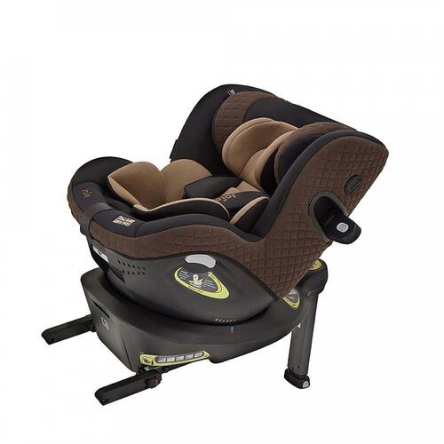 Joie ジョイー アイ・アーク360°キャノピー付 (ヴィンテージブラウン) チャイルドシート ISOFIX固定 R129適合 大きな幌 メッシュシート 新生児～4歳頃まで