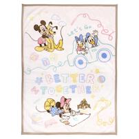 プレミアムお昼寝毛布 ミッキー アイボリー 85×115cm