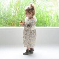 アティパス ポンポン ベビーソックスシューズ 12.5cm POM-POM カーキ