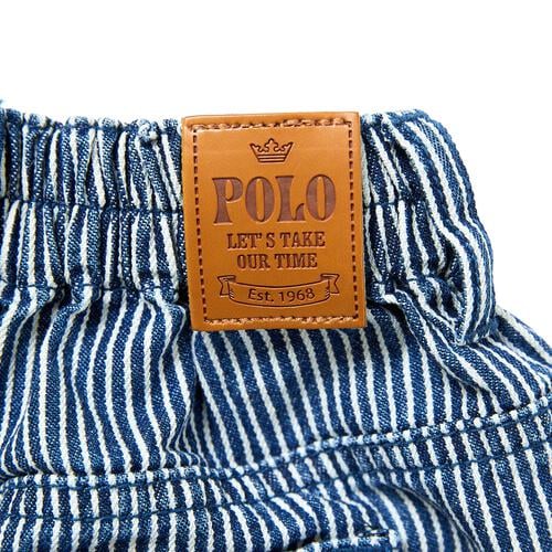 POLO BCS ロゴクマ総柄ハーフパンツ ネイビー&times;90cm ベビーザらス限定