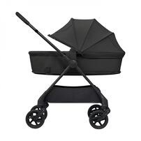 Pigeon ピジョン epa エパ (ブラック) A型ベビーカー 両対面式 フルフラット 0カ月～3歳頃対応