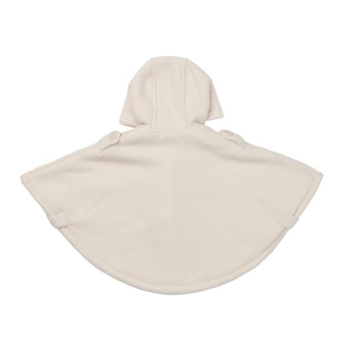 ベビーザらス限定　RAT-A-TATR ラッタッター 裏ボア ポンチョ(ホワイト&times;100cm)