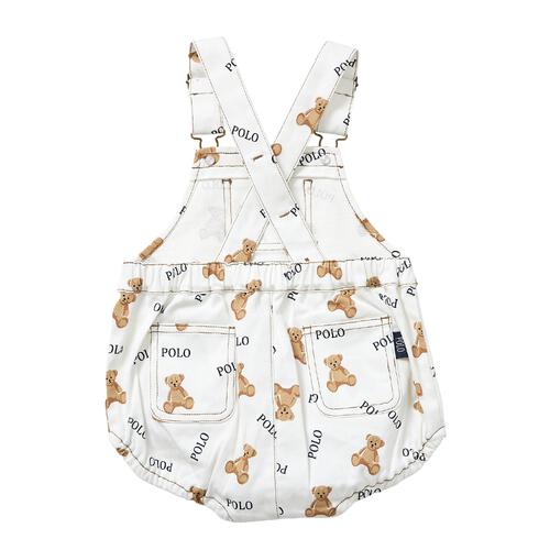 POLO BCS サロペットロンパース オフホワイト&times;80cm ベビーザらス限定 赤ちゃん 出産準備 出産祝い ベビー服 子供服