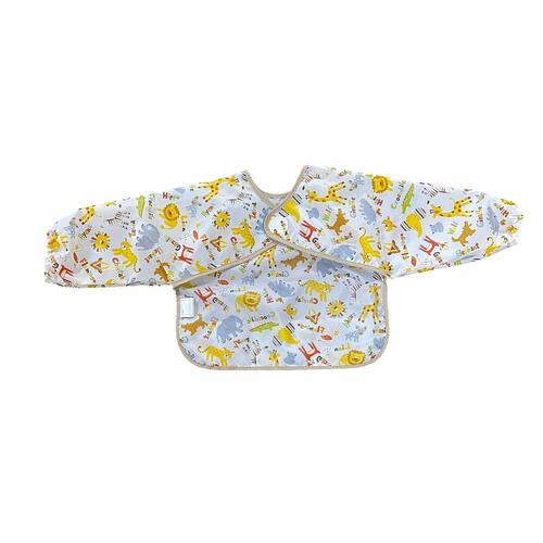 dear BABY ディアベビー ポケット付き 長袖お食事エプロン アニマル ベビーザらス限定