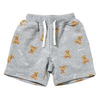 POLO BCS 裏毛総柄ハーフパンツ グレー&times;90cm ベビーザらス限定 赤ちゃん 出産準備 出産祝い ベビー服 子供服