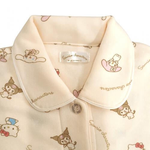 サンリオキャラクターズ 長袖テーラーパジャマ 総柄 シャギー ベビーザらス限定