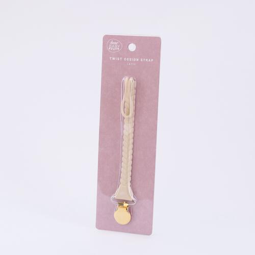 dear BABY ディアベビー おしゃぶり＆トイホルダー ストラップ (ラテ) ベビーザらス限定