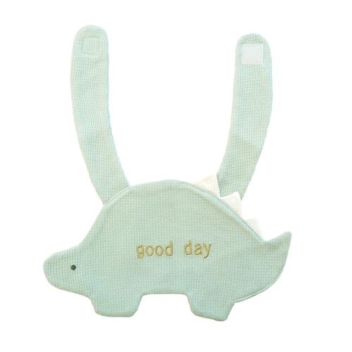 長袖ミニオール スタイ付き 恐竜(グリーン×60-70cm) ベビーザらス限定