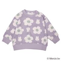 ミッフィーソウガラプリントトレーナー ラベンダー×80cm ベビーザらス限定