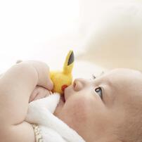 モンポケ 布製ラトル (イエロー×Free)