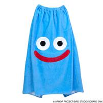 ドラクエベビー＆キッズ ラップタオル スライム ブルー&times;80cm