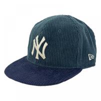 New Era ニューヨークヤンキース NY キャップ MY 1st 9FIFTY 帽子 48-50cm グリーン×ネイビー コーデュロイ ベビーザらス限定