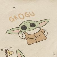 Disney ディズニー スターウォーズ 半袖ボディスーツ 総柄 グローグー ベージュ&times;70cm ベビーザらス限定 赤ちゃん 出産準備 出産祝い ベビー服 子供服