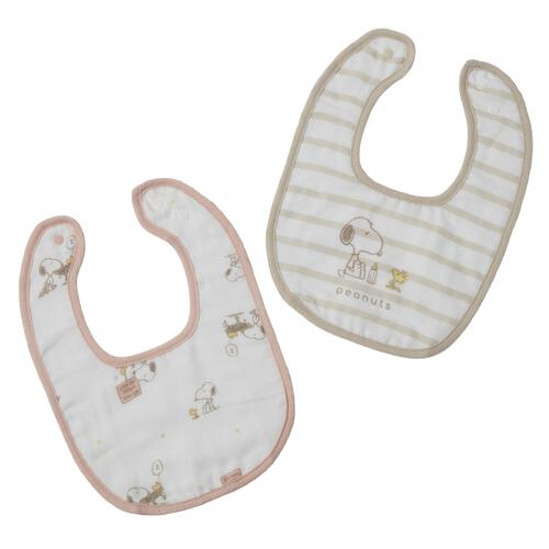 SNOOPY スヌーピー スタイ 2枚組 ダブルガーゼ ベビーザらス限定 赤ちゃん 出産準備 出産祝い ベビー服 子供服