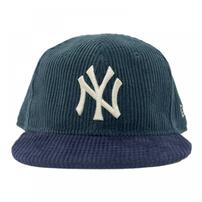 New Era ニューヨークヤンキース NY キャップ MY 1st 9FIFTY 帽子 48-50cm グリーン×ネイビー コーデュロイ ベビーザらス限定