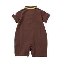 MLB 衿付き半袖カバーオール パドレス ブラウン&times;70cm  ベビーザらス限定