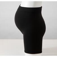 裏起毛3分丈オーバーパンツ(ブラック×L-LL)