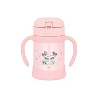 まほうびんのベビーストローマグ 250ml (パステルピンク ディズニー ミニー柄)