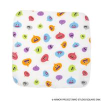 ドラクエベビー＆キッズ ３枚組ガーゼ スライムぴぴぴ ホワイト&times;フリー