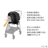 Aprica アップリカ ルーチェ フリー AC (アッシュブラウン) 1カ月～36カ月まで 軽量 両対面 4輪フリー
