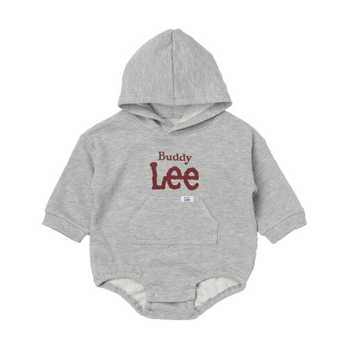 BUDDYLEE 長袖フード付きロンパース×レギンス セット ガーゼ裏毛 グレー×80cm ベビーザらス限定