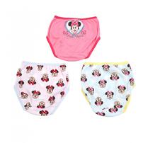 Disney ディズニー ウエスト平ゴム ショーツ 3枚組 ミニー ピンク×100cm